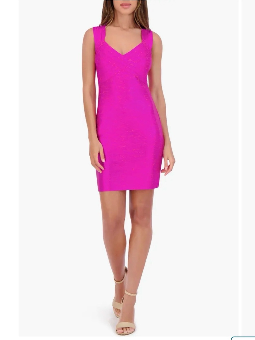 Foiled Bandage Dress Size 10 NWOT